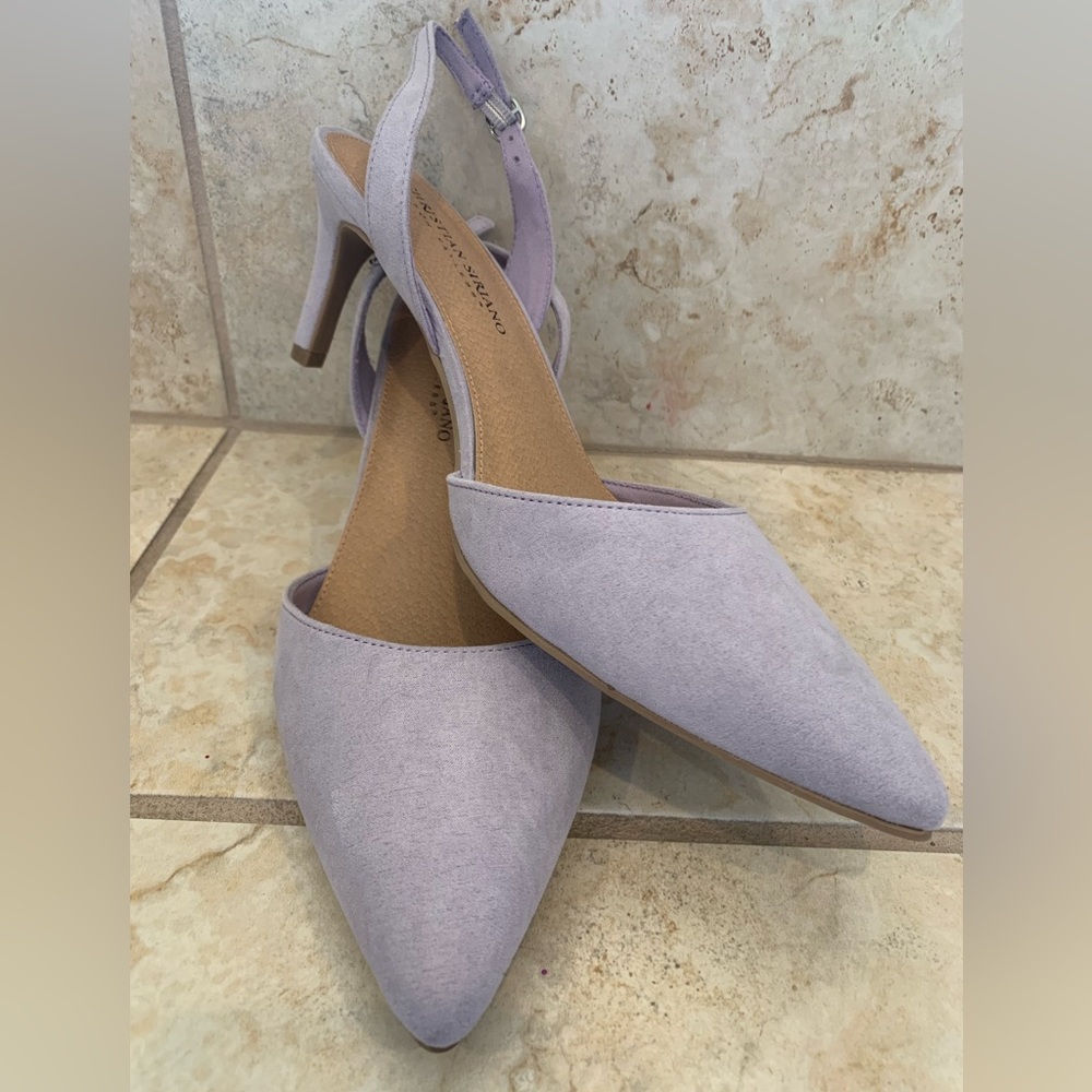 Christian Sirios Lavender Slingbacks
